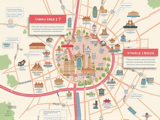 Carte de Paris indiquant l’adresse de Monvitamineb